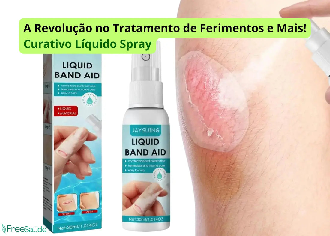 Curativo Líquido Spray: A Revolução no Tratamento de Ferimentos e Mais!