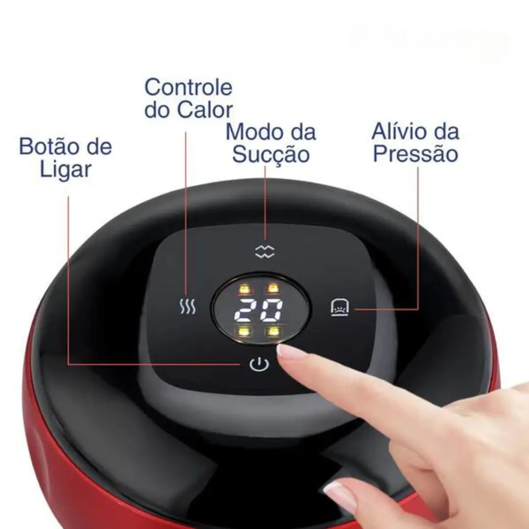 Ventosa Massageadora Elétrica FreeCup (Compre o Kit com 2 e Economize)