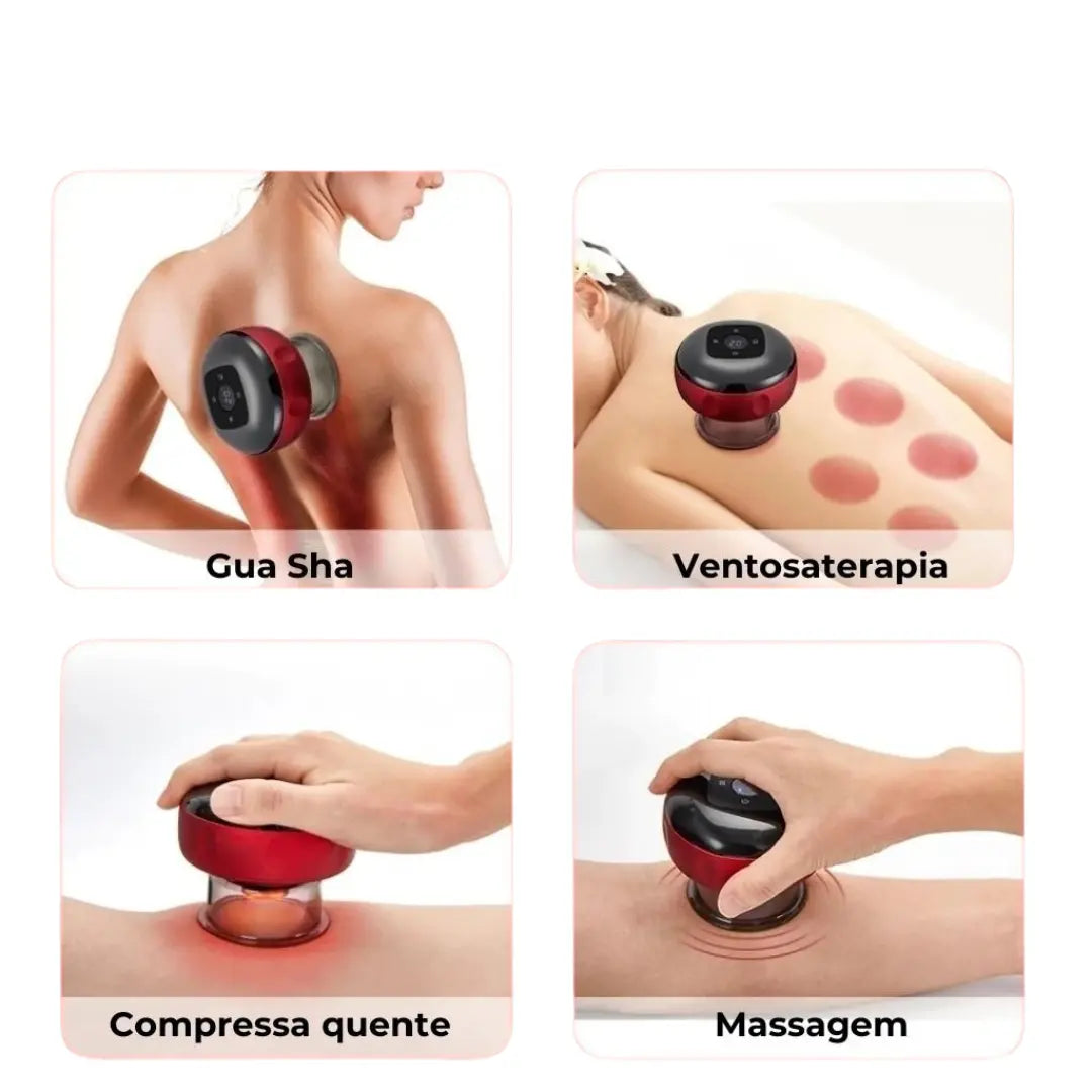 Ventosa Massageadora Corporal Elétrica FreeCup