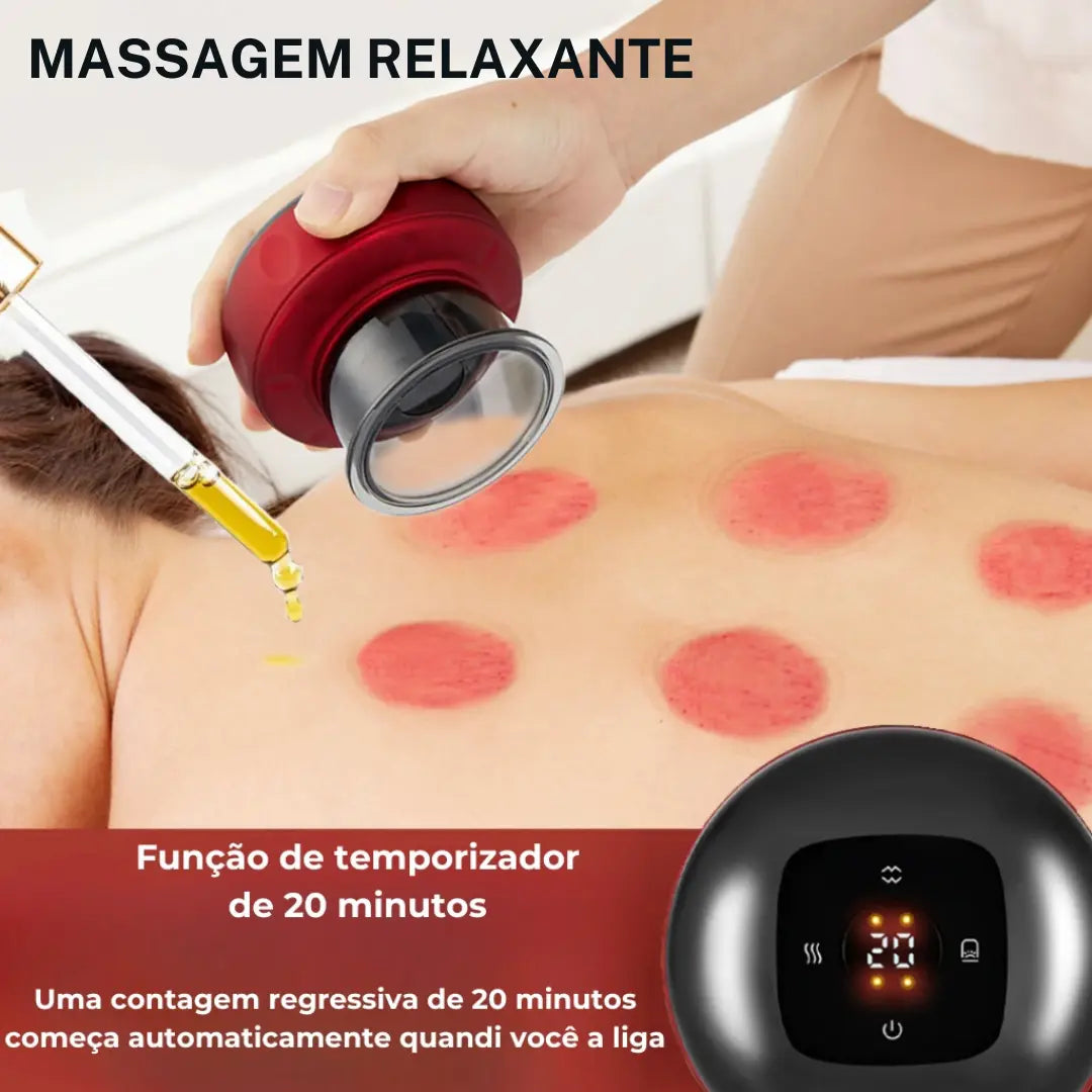 Ventosa Massageadora Corporal Elétrica FreeCup