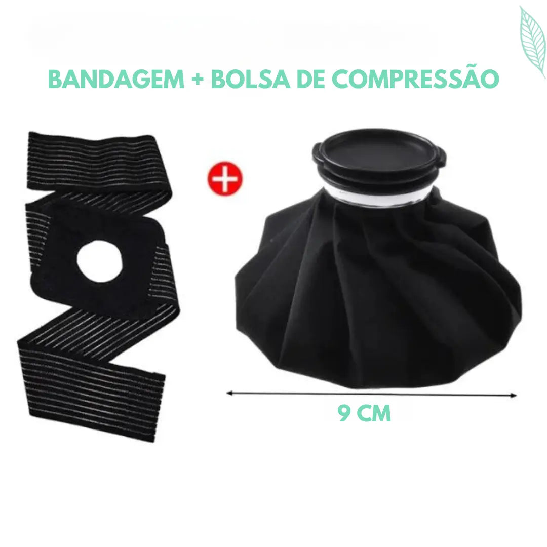 Bolsa de Compressa Reutilizável + Faixa de Fixação