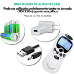 Massageador Eletroestimulador TENS Portátil USB + BRINDE