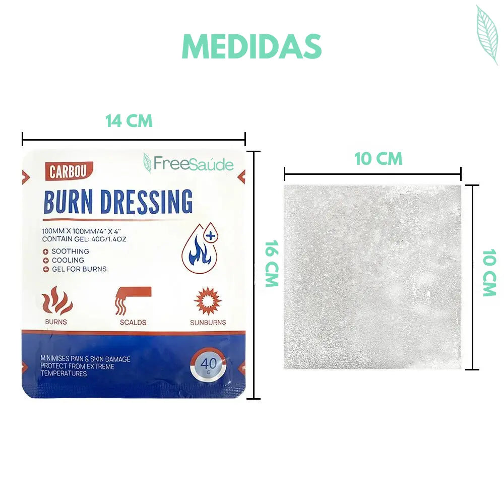 Bandagem Hidrogel para Queimaduras