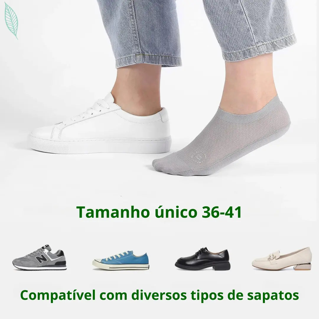 Meia Premium Ultrafina Invisível FreeConforto Free Saúde