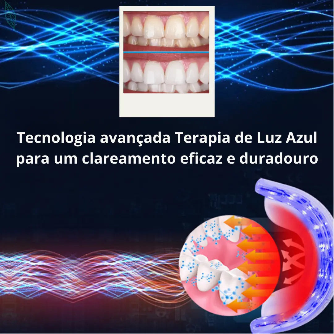 Kit Clareamento Dental LED Profissional FreeSmile Free Saúde