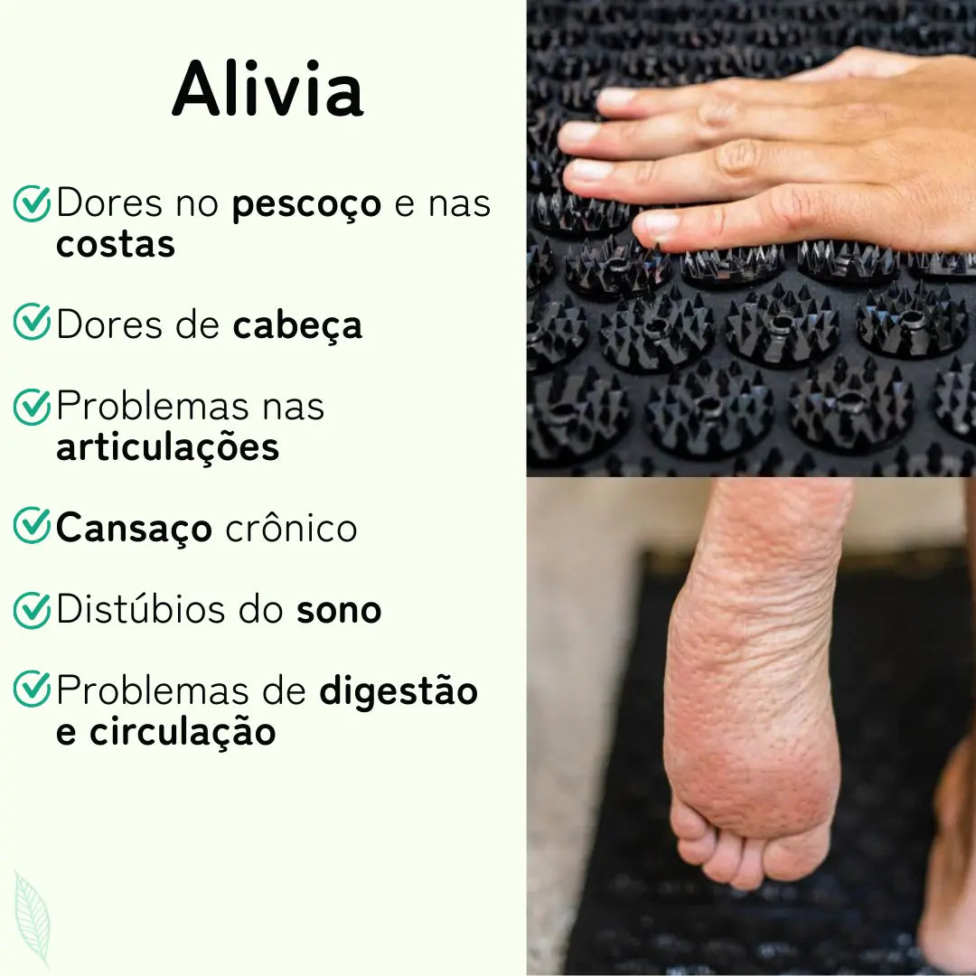 Tapete de Acupressão e Massagem ZenFree Free Saúde